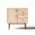 Houten kast met drie lades en een deur afmetingen 80 x 40 x 75cm